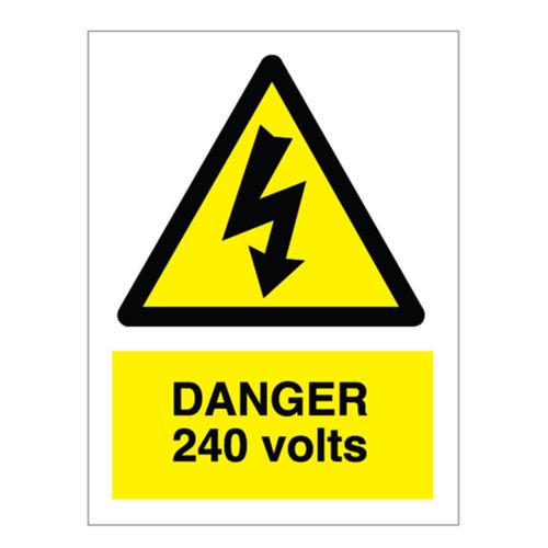 Danger 240V Sign (20014V)